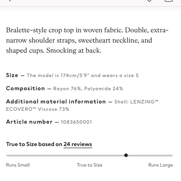 H&M Crop Top Sparkle - Picture 8 of 13